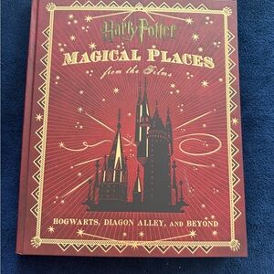 Harry Potter Magical Places Hardcover Book - Red